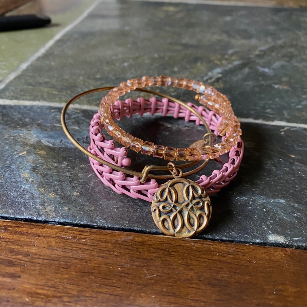 Alex and Ani Bracelet Set